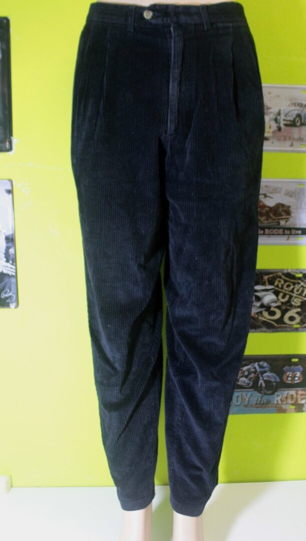 Pantalones Emidio Tucci sport talla 44 azul oscuro de pana buen estado